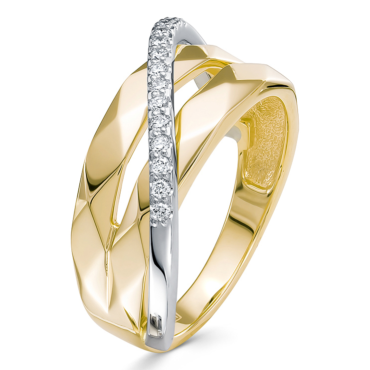 Кольцо, золото, бриллиант, 3736-11002